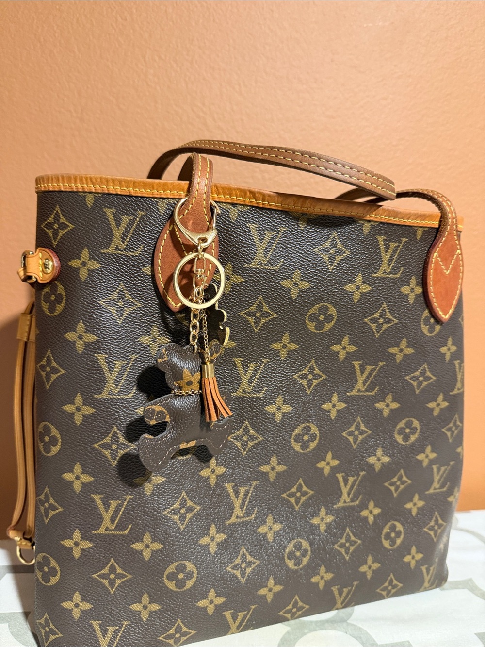Louis Vuitton Monogram Canvas Tote in Brown and Tan